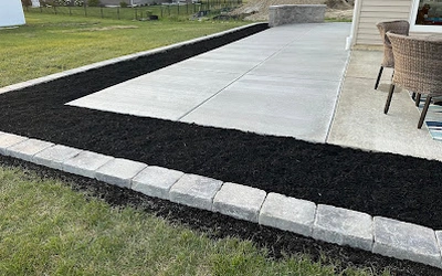 Our landscaper at work in Portage, IN